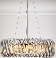 Люстра Divinare Megan Прозрачная Хром арт-7568/02 LM-12 — фото 2, Люстры