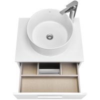 Тумба под раковину Roca Victoria 60 подвесная Белый глянец арт-A857468806 — фото 9, Тумбы под раковину