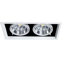 Встраиваемый светильник Artelamp Merga Белый арт-A8450PL-2WH — фото 1, Точечные светильники