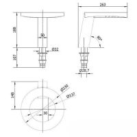 Сушилка для рук со смесителем и дозатором для жидкого мыла Nofer Concept Золото матовое арт-01901.GD — фото 3, Диспенсеры для жидкого мыла