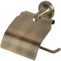 Держатель туалетной бумаги Veragio Oscar с крышкой Бронза арт-OSC-5281.BR — фото 1, Держатели туалетной бумаги