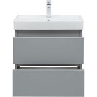 Тумба под раковину Aquanet Вега 60 подвесная Мисти грин арт-329601 — фото 14, Тумбы под раковину