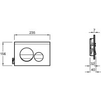 Комплект унитаза с инсталляцией Jacob Delafon Odeon Rive Gauche с сиденьем Микролифт и клавишей смыва Хром арт-E21745RU-00 — фото 15, Комплекты унитаз + инсталляция