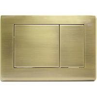 Клавиша смыва Tece Planus для унитаза Состаренная латунь арт-9240366 — фото 1, Кнопки смыва