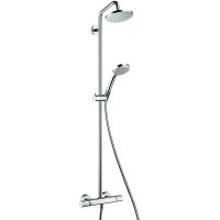 Товар: Душевая система Hansgrohe Croma с термостатом Хром арт-27135000 - фото 1 Душевая система Hansgrohe Croma с термостатом Хром арт-27135000 — фото 1, Душевые стойки