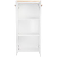 Шкаф пенал VIANT Мюнхен 50 подвесной Белый матовый арт-VMUN50BEL-PENP — фото 4, Пеналы для ванной комнаты