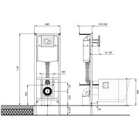 Товар: Комплект унитаза с инсталляцией Santek Бореаль с сиденьем Микролифт и Черной матовой клавишей смыва арт-1WH501775 - фото 12 Комплект унитаза с инсталляцией Santek Бореаль с сиденьем Микролифт и Черной матовой клавишей смыва арт-1WH501775 — фото 12, Комплекты унитаз + инсталляция