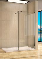 Душевая перегородка WeltWasser WW400 80G+30G профиль Хром стекло прозрачное арт-10000002946 — фото 2, Душевые перегородки