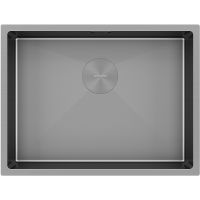 Кухонная мойка Paulmark Next 58 Uni Матовый серый арт-PM215844-MG — фото 1, Кухонные мойки