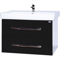 Тумба под раковину Bellezza Рокко 60 подвесная Черная Белая арт-4635309670041 — фото 1, Тумбы под раковину