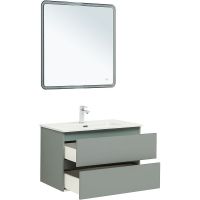 Тумба под раковину Aquanet Вега 2.0 80 подвесная Мисти грин арт-337961 — фото 11, Тумбы под раковину