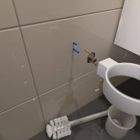 Ершик для унитаза Altasan Лотос Белый матовый арт-ЛТ90БМ — фото 4, Ершики для унитаза