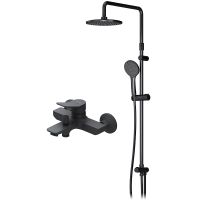 Душевая система AM.PM X-Joy Черная арт-F42885A14 — фото 1, Душевые стойки