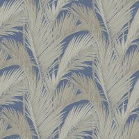 Обои Andrea Grifoni Palazzo Peterhof Флизелин (1,06*10,05) Бежевый/Синий, Листья арт-7002-4 — фото 1, Обои для стен