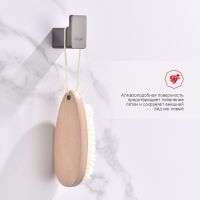 Крючок Raglo Графит арт-R301.05.09 — фото 3, Крючки для полотенец