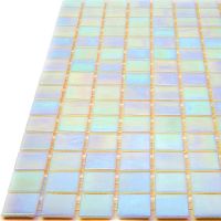 Стеклянная мозаика Alma Pearly 32,7х32,7 см арт-PE-WH106 (PE09) — фото 3, Мозаика