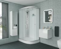 Душевая кабина Niagara Eco 120x80 L без гидромассажа арт-E120/80/13L/MT — фото 3, Душевые кабины