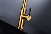 Смеситель для кухни Paulmark Tornado Брашированное золото арт-To213402-BG — фото 3, Смесители для кухни