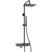 Товар: Душевая система WasserKRAFT с термостатом Черная матовая арт-A114.255.217.CB Thermo - фото 5 Душевая система WasserKRAFT с термостатом Черная матовая арт-A114.255.217.CB Thermo — фото 5, Душевые стойки