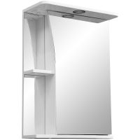 Зеркальный шкаф Stella Polar Волна Винчи 50 с подсветкой Белый арт-SP-00000034 — фото 1, Зеркальные шкафы в ванную