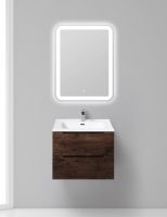 Тумба под раковину BelBagno ETNA 39-600/390-2C-SO-RW-P подвесная Rovere Moro арт-ETNA39-600/390-2C-SO-RW-P — фото 2, Тумбы под раковину