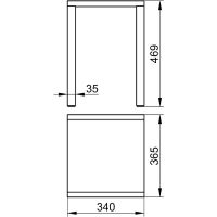 Табурет в ванную Keuco Plan Хром Светло-серый арт-14982010038 — фото 8, Сиденья