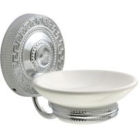 Мыльница Migliore Montecarlo Белый Хром арт-31513 — фото 1, Мыльницы