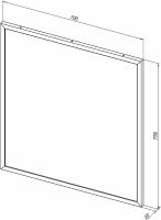 Зеркало Allen Brau Priority 70 с подсветкой Медь браш арт-1.31014.60 — фото 7, Зеркала в ванную комнату