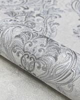 Обои Solo Casablanca Винил на флизелине (1,06*10) Серый, Дамаск арт-SL8870-24 — фото 2, Обои для стен