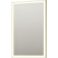 Зеркало Orka Cube 65x100 с подсветкой Белое матовое с бесконтактным выключателем арт-3000368 — фото 1, Зеркала в ванную комнату