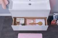 Товар: Тумба с раковиной Aquanet Бруклин 85 подвесная Белая арт-212598 - фото 9 Тумба с раковиной Aquanet Бруклин 85 подвесная Белая арт-212598 — фото 9, Тумбы с раковиной