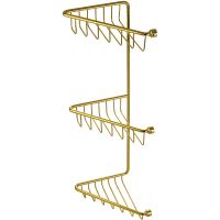 Товар: Полка корзина Migliore Complementi угловая Золото арт-22055 - фото 1 Полка корзина Migliore Complementi угловая Золото арт-22055 — фото 1, Полки для ванной и душа