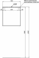 Зеркало Allen Brau Reality 70 с подсветкой Черный браш с сенсорным выключателем арт-1.32017.BB — фото 13, Зеркала в ванную комнату