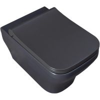 Унитаз Allen Brau Infinity подвесной Антрацит без сиденья арт-4.21011.AN — фото 3, Подвесные унитазы