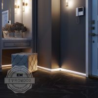Товар: Плинтус Evrowood 2000x70x16 мм арт-PN 021 led - фото 5 Плинтус Evrowood 2000x70x16 мм арт-PN 021 led — фото 5, Плинтуса напольные