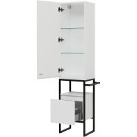 Шкаф пенал Allen Brau Priority 40 L Белый матовый арт-1.31006.WM — фото 7, Пеналы для ванной комнаты