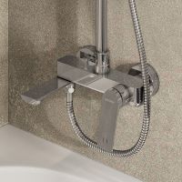 Товар: Душевая система Grossman Galaxy Хром арт-500.K35.01.100 - фото 6 Душевая система Grossman Galaxy Хром арт-500.K35.01.100 — фото 6, Душевые стойки