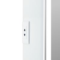 Зеркальный шкаф Reflection Circle 600х800 R с подсветкой Белый матовый арт-RF2108SR — фото 5, Зеркальные шкафы в ванную