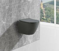 Унитаз Esbano Amapola подвесной Серый матовый с сиденьем Микролифт арт-ESUPAMAPGM — фото 2, Подвесные унитазы