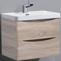 Тумба под раковину BelBagno Ancona-N 60 подвесная Rovere Bianco арт-ANCONA-N-600-2C-SO-WO — фото 1, Тумбы под раковину