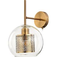 Настенный светильник Artelamp Manchester Прозрачный Античная бронза арт-A7620AP-1AB — фото 1, Бра