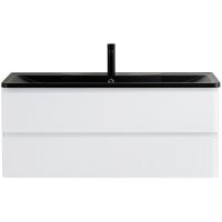 Тумба под раковину BelBagno 120 подвесная Bianco Lucido арт-ALBANO-1200-2C-SO-BL — фото 2, Тумбы под раковину