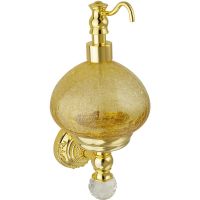 Дозатор для жидкого мыла Migliore Cristalia Золото с кристаллом Swarovski арт-16830 — фото 1, Дозаторы