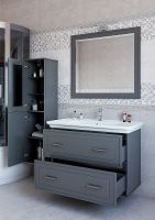 Товар: Тумба под раковину Sanflor Модена 105 подвесная Серая арт-С02733 - фото 5 Тумба под раковину Sanflor Модена 105 подвесная Серая арт-С02733 — фото 5, Тумбы под раковину