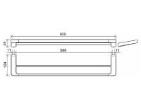 Товар: Полотенцедержатель Ravak 10° двойной Черный матовый арт-X07P562 - фото 4 Полотенцедержатель Ravak 10° двойной Черный матовый арт-X07P562 — фото 4, Полотенцедержатели
