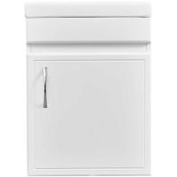 Тумба под раковину Stella Polar Концепт 40 подвесная Белая арт-SP-00000008 — фото 2, Тумбы под раковину