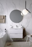 Тумба под раковину Aqwella Accent 75 подвесная Белая арт-ACC0175W — фото 3, Тумбы под раковину