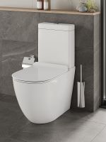 Унитаз компакт Orange с бачком и сиденьем Микролифт арт-C05-000w — фото 5, Напольные унитазы