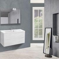 Тумба под раковину Vincea Mia 90 подвесная G.White арт-VMC-2MA900GW — фото 6, Тумбы под раковину