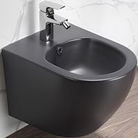 Биде CeramaLux подвесное Темно-серое матовое арт-B2342BDMDH — фото 1, Биде подвесные